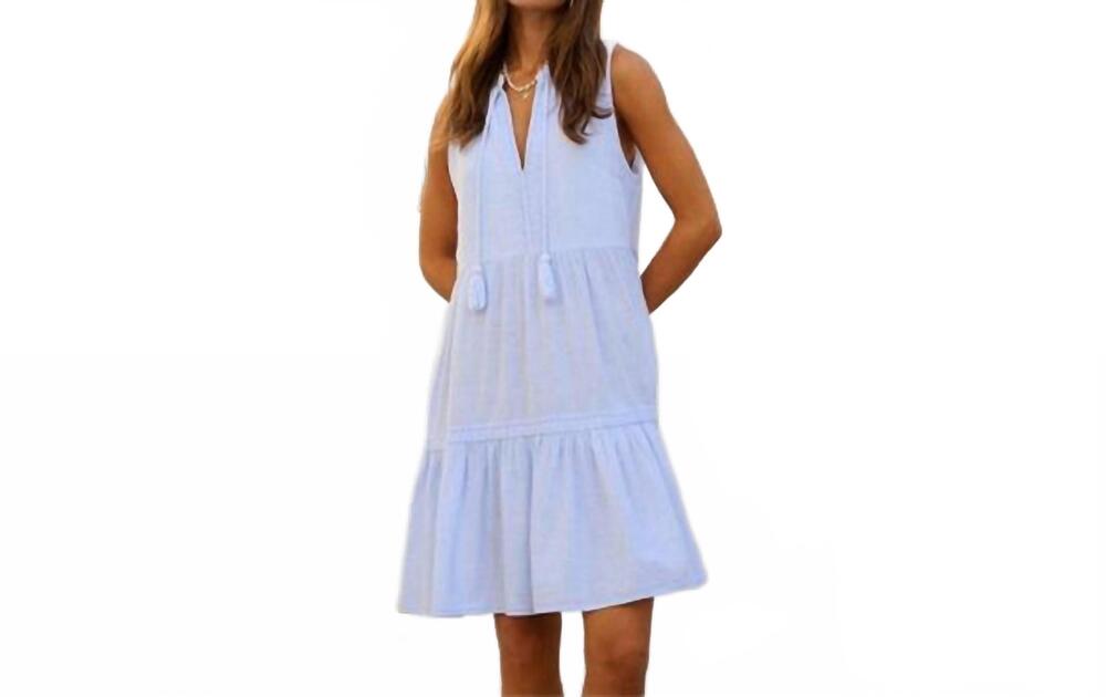 NEW BLANCO BY NATURE willow dress in baby blue